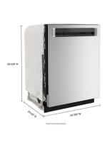44 dBA Dishwasher with FreeFlex™ Third Rack and LED Interior Lighting