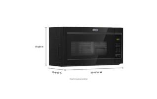 Over-the-Range Microwave with stainless steel cavity - 1.7 cu. ft.
