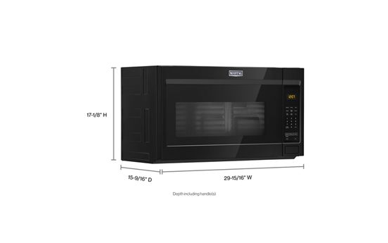 Over-the-Range Microwave with stainless steel cavity - 1.7 cu. ft.