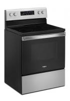 5.3 cu. ft. Whirlpool® electric range with Frozen Bake™ technology.