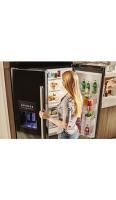 26.8 cu. ft. 36-Inch Width Standard Depth French Door Refrigerator with Exterior Ice and Water and PrintShield™ finish