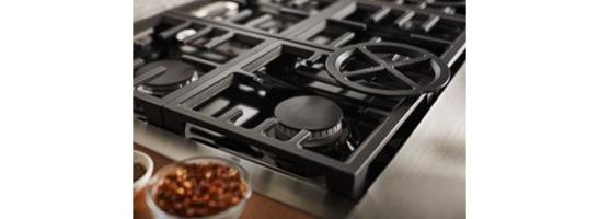 KitchenAid® 48'' 6-Burner Commercial-Style Gas Rangetop with Griddle