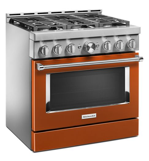 KitchenAid® 36'' Smart Commercial-Style Gas Range with 6 Burners