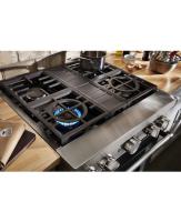 KitchenAid® 30'' Smart Commercial-Style Dual Fuel Range with 4 Burners