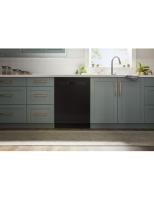 Quiet Dishwasher with Boost Cycle and Pocket Handle