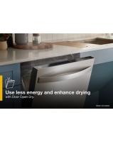 44 dBA ADA Compliant Dishwasher Flush with Cabinets with 3rd Rack