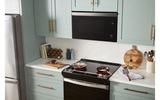 1.1 Cu. Ft. Flush Mount Microwave with Turntable-Free Design