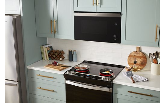 1.1 Cu. Ft. Flush Mount Microwave with Turntable-Free Design