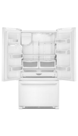36- Inch Wide French Door Refrigerator with PowerCold® Feature - 25 Cu. Ft.