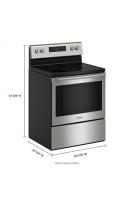 30-inch Wide Electric Range with Steam Clean - 5.3 cu. ft.
