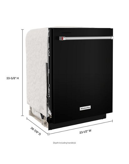 Third Level Utensil Rack Dishwasher with 30+ Total Wash Jets, 39 dBA