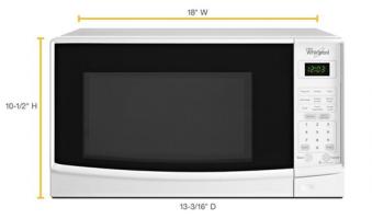 0.7 cu. ft. Countertop Microwave with Electronic Touch Controls