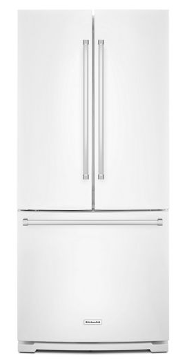 20 cu. Ft. 30-Inch Width Standard Depth French Door Refrigerator with Interior Dispense