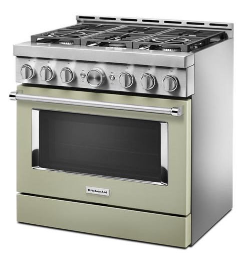 KitchenAid® 36'' Smart Commercial-Style Gas Range with 6 Burners