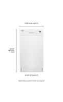 Small-Space Compact Dishwasher with Stainless Steel Tub