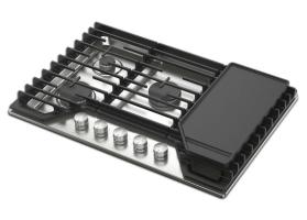 30-inch Gas Cooktop with 2-in-1 Hinged Grate to Griddle