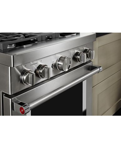 KitchenAid® 30'' Smart Commercial-Style Dual Fuel Range with 4 Burners