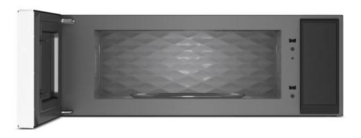 1.1 cu. ft. Smart Low Profile Microwave Hood Combination with 450 CRM 4-Speed Venting