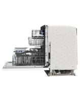 Stainless steel tub dishwasher with Dual Power Filtration