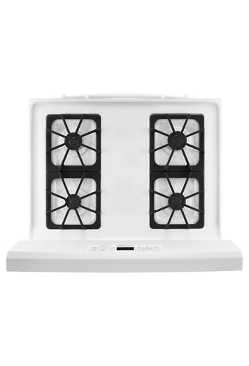 30-inch Gas Range with Self-Clean Option.