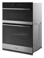 6.4 Total Cu. Ft. Combo Wall Oven with Air Fry When Connected.