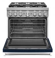 KitchenAid® 36'' Smart Commercial-Style Dual Fuel Range with 6 Burners
