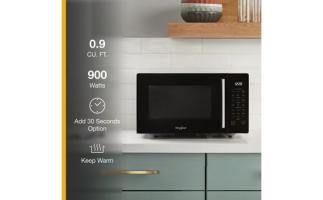 0.9 Cu. Ft. Capacity Countertop Microwave with 900 Watt Cooking Power