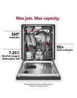 44 dBA Dishwasher in PrintShield™ Finish with FreeFlex™ Third Rack