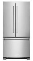 22 cu. Ft. 33-Inch Width Standard Depth French Door Refrigerator with Interior Dispense and PrintShield™ Finish