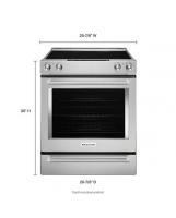 30-Inch 5-Element Electric Convection Slide-In Range with Baking Drawer