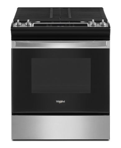 5.0 Cu. Ft. Whirlpool® Gas Range with Frozen Bake™ Technology
