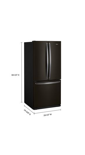 30-inch Wide French Door Refrigerator - 20 cu. ft.