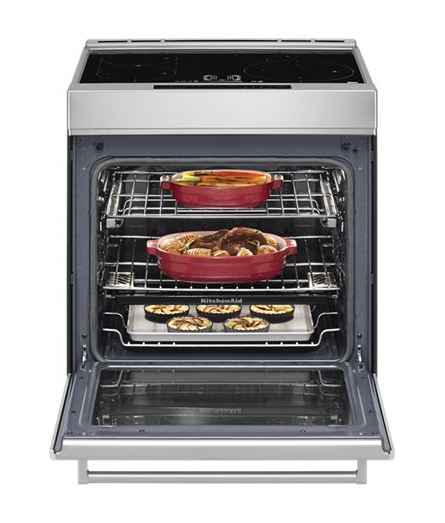 30-Inch 4-Element Induction Slide-In Convection Range with Air Fry