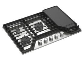 30-inch Gas Cooktop with 2-in-1 Hinged Grate to Griddle
