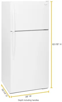 28-inch Wide Top Freezer Refrigerator - 14 Cu. Ft