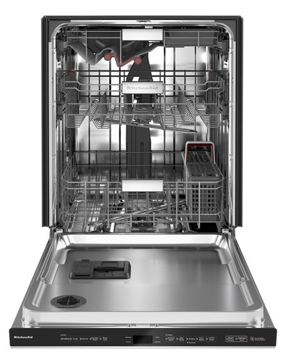 44 dBA Dishwasher in PrintShield™ Finish with FreeFlex™ Third Rack.