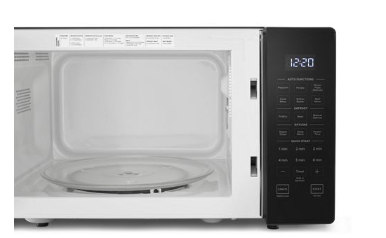 0.9 Cu. Ft. Capacity Countertop Microwave with 900 Watt Cooking Power
