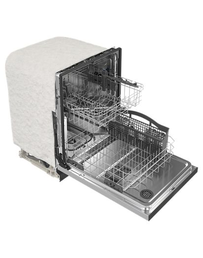 Stainless steel tub dishwasher with Dual Power Filtration