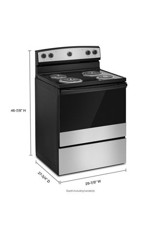 Amana® 30-inch Electric Range with Easy-Clean Glass Door