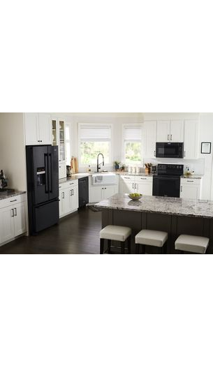 36- Inch Wide French Door Refrigerator with PowerCold® Feature - 25 Cu. Ft.