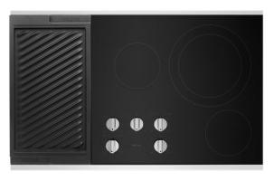 36-Inch Electric Cooktop with Reversible Grill and Griddle