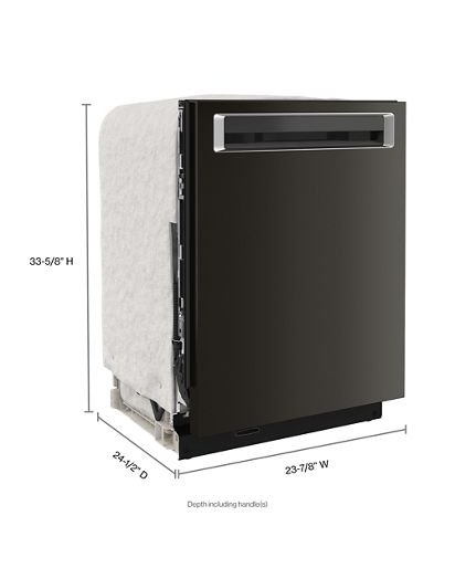 44 dBA Dishwasher with FreeFlex™ Third Rack and LED Interior Lighting.