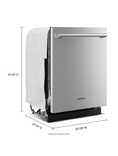 Top Control Hybrid Tub Dishwasher with Enhanced Wash and Heated Dry with Fan