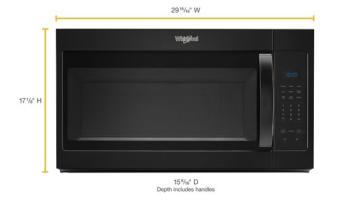 1.7 cu. ft. Microwave Hood Combination with Electronic Touch Controls