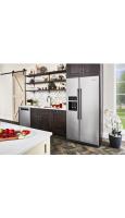 22.6 cu ft. Counter-Depth Side-by-Side Refrigerator with Exterior Ice and Water and PrintShield™ finish