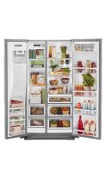 19.9 cu ft. Counter-Depth Side-by-Side Refrigerator with Exterior Ice and Water and PrintShield™ finish