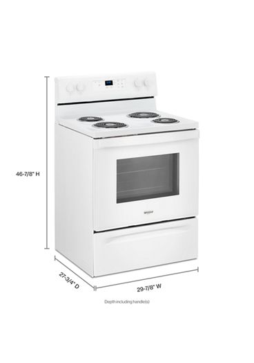 4.8cu. ft. Electric Range with Keep Warm setting