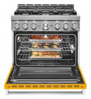 KitchenAid® 36'' Smart Commercial-Style Gas Range with 6 Burners
