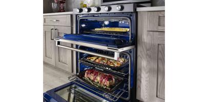 30-Inch 5 Burner Gas Double Oven Convection Range