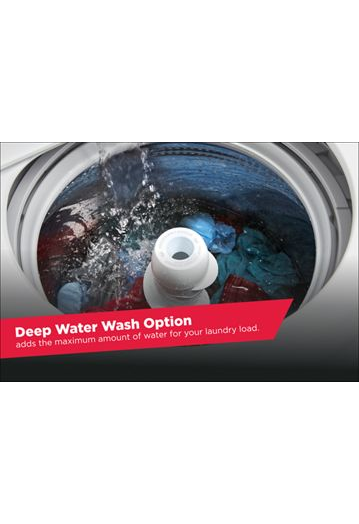 Large Capacity Top Load Washer with High-Efficiency Agitator